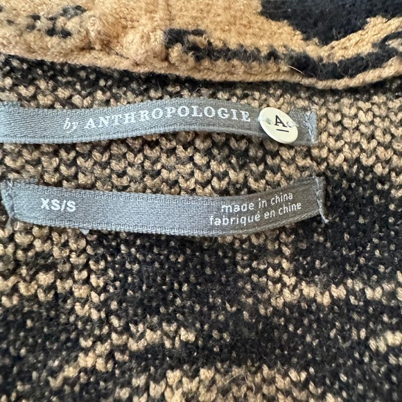 Anthropologie Lola Cocoon Cardigan‎ Contrast Floral Sweater Size XS/S - Picture 10 of 13